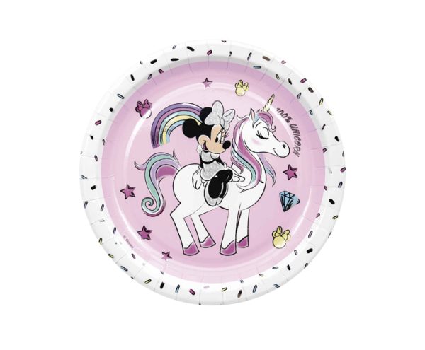 90327 PAPIRNI TANJURI MINNIE METALLIC DISNEY 23 CM, 8/1