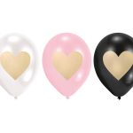9903124 BALON LATEX SRCE 23cm 6-1