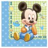 84347 SALVETE PAPIRNE MICKEY BABY 33x33 cm 20/1