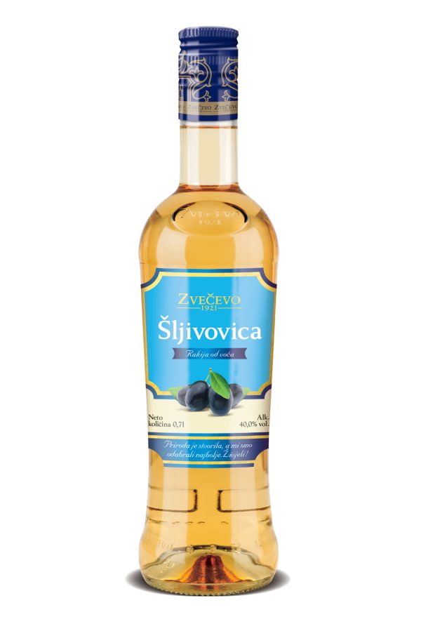 ŠLJIVOVICA PRIRODNA VOĆNA RAKIJA 40% 0