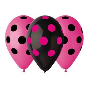 GS110-P157HN BALON PINK CRNO PINK 30cm 5kom