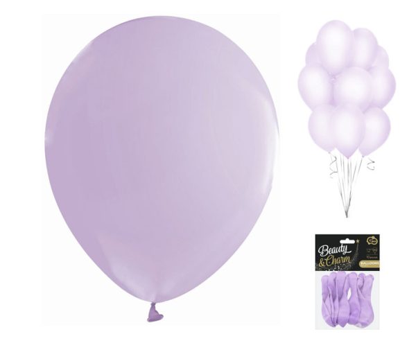 CB-1KLA BALONI BEAUTY&CHARM LAVANDER MACARON 10 kom, 30 cm