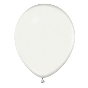 CB-1MBI BALON BIJELI METALIK 30cm, 10 kom