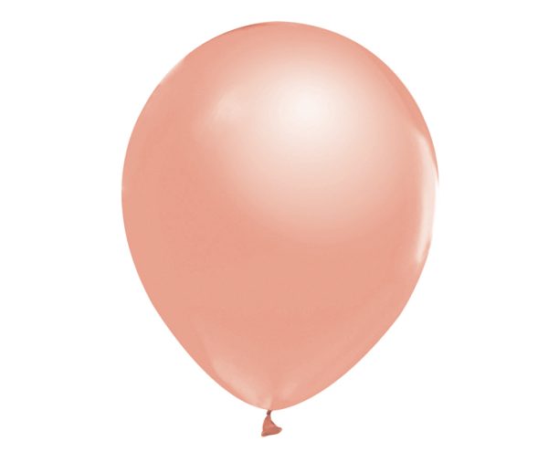 CB-MRZ5 BALON RUŽIČASTO ZLATO METALIK 30 cm, 50 kom