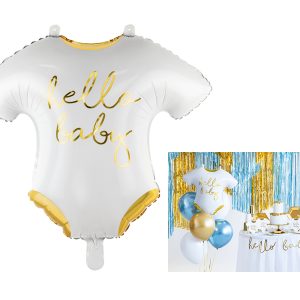 FB64-008-019ME - FOLIJSKI BALON Hello Baby 51x45 cm