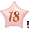 FG-G18R FOLIJSKI BALON ZVIJEZDA PINK 44cm