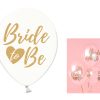 SB14C-205-099G-6 BALON BRIDE TO BE, 30 cm KRISTALNO ČIST 6kom