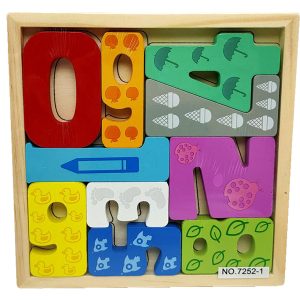 MKN765939 DRVENE PUZZLE BROJEVI 16x16cm