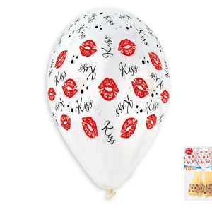 GS120-946 BALON PREMIUM HELI Kiss Kiss 33cm  5/1