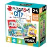 822105 PUZZLE CITY 8+1 HEADU