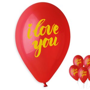 GS120-ILZ BALONI PREMIUM HELI I Love You 33cm 5/1