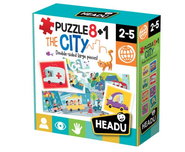 822105 PUZZLE CITY 8+1 HEADU