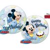 12864 FOLIJSKI BALON MICKEY MAUSE 1 BIRTHDAY 55cm