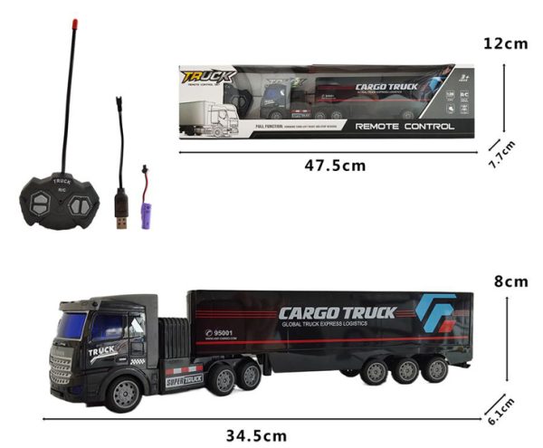 MKN218181 KAMION NA DALJINSKO UPRAVLJANJE 34x8 cm