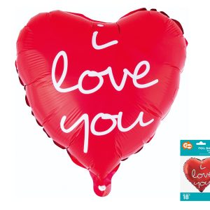 FG-S36ILN FOLIJSKI BALON SRCE 36cm  I LOVE YOU