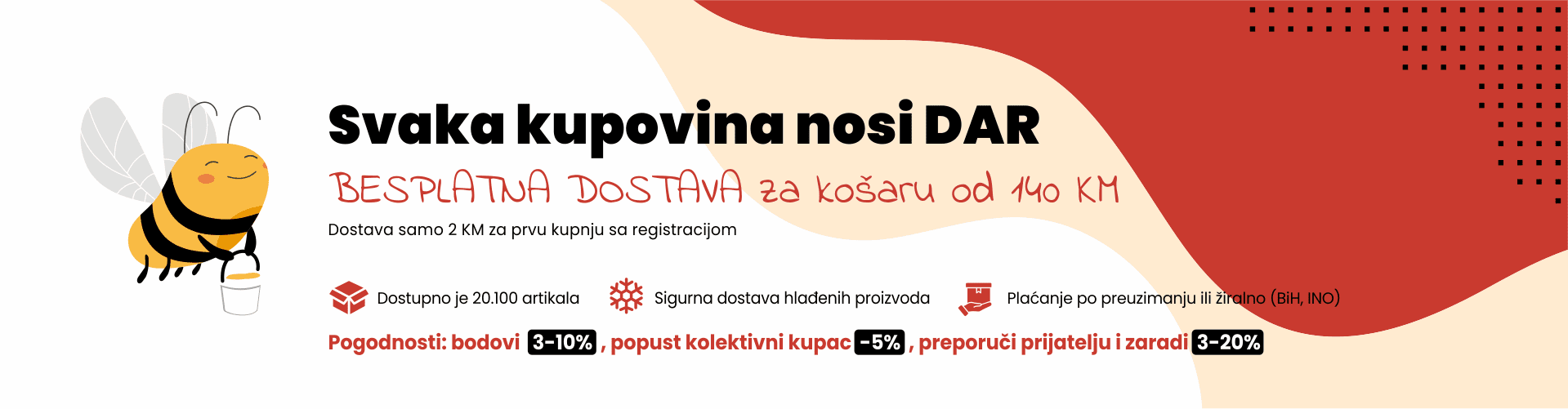 Svaka kupovina nosi DAR