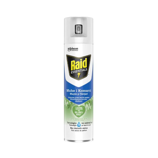 RAID ESSENTIALS SPREJ ZA LETECE INSEKTE 400ml