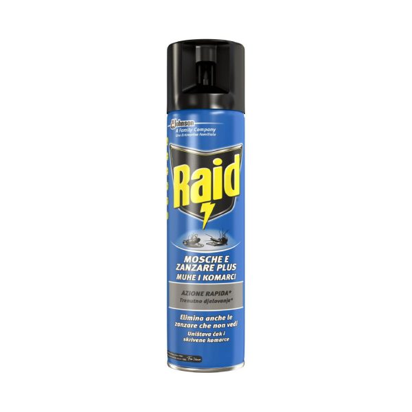 RAID SPREJ PROTIV MUHA I KOMARACA 400ML