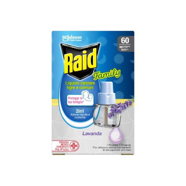 RAID TEKUCINA ZA EL.APARATIC 60 NOĆI-LAVANDA FAMLY