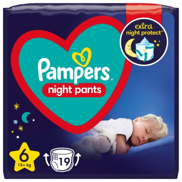 PAMPERS GAĆICE VP NIGHT EXTRA LARGE (19 kom)