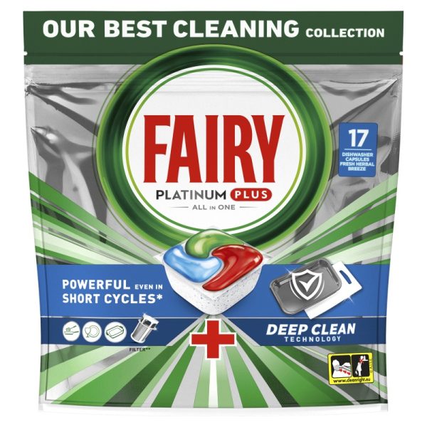 FAIRY TABLETE PLAT.+ DEEP CLEAN 17 kom