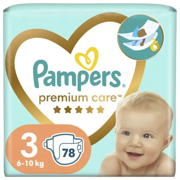 PAMPERS PREMIUM JP MIDI (78 kom) 3/90