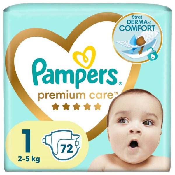 PAMPERS PREMIUM VP1 NEW BORN (72 kom) 2/112