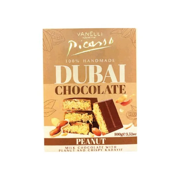 VANELLI PICASSO DUBAI ČOKOLADA KIKIRIKI 100G