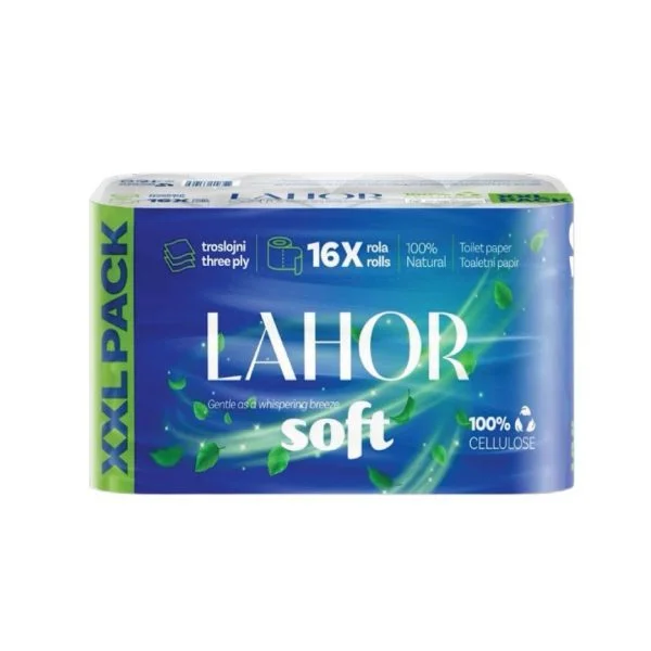 Toaletni papir 3.sl. 16/1 Soft Lahor