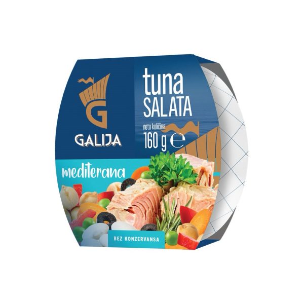 GALIJA TUNA SALATA MEDITERANA 160gr