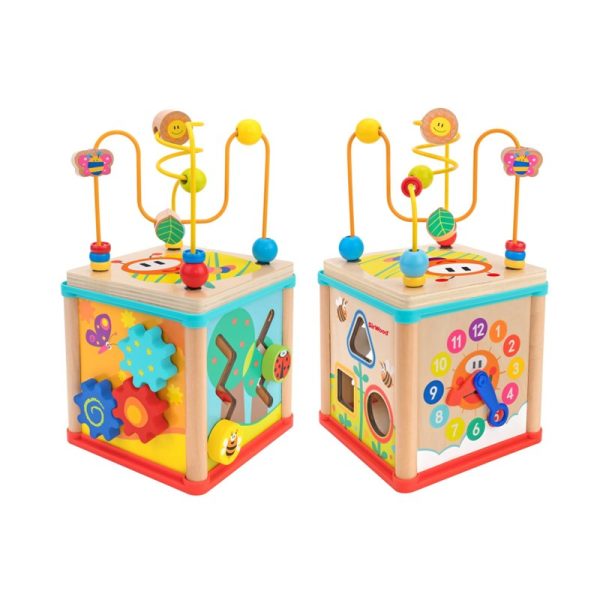 GLOBO DRVENA MULTIAKTIVNA KOCKA 16CM