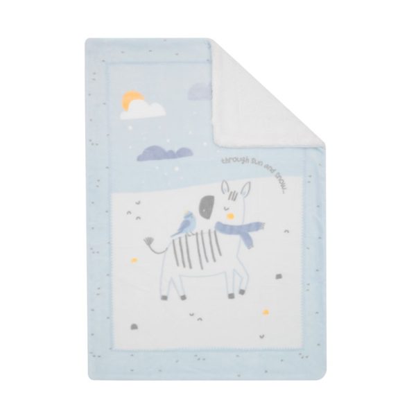 KIKKA BOO SUPER MEKANA DEKICA SHERPA 80/110CM STRIPY FRIENDS