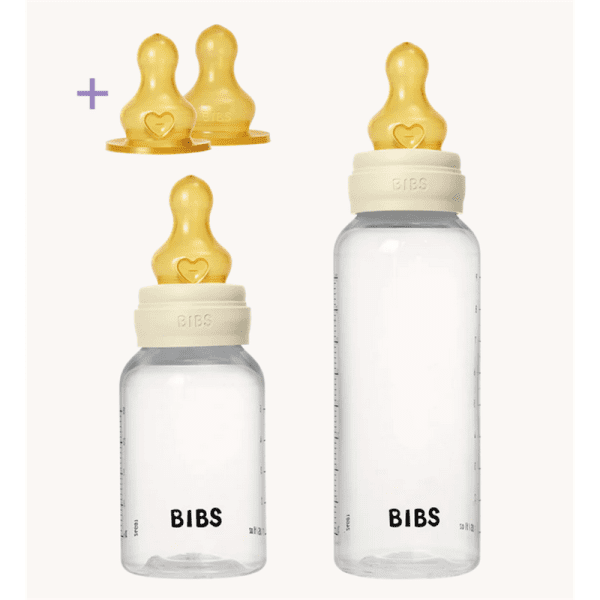 BIBS GROW AND FLOW SET BOČICA LATEX 150ML/270ML IVORY