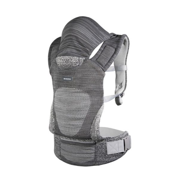KIKKA BOO NOSILJKA HOODY FLY PLETENA GREY