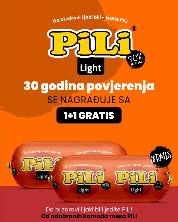 1+1 GRATIS Pili Light 320g